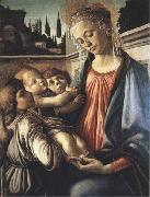 Sandro Botticelli Madonna and Child with two Angels
